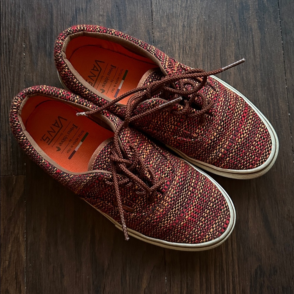 VANS X Prima Visione Textile woven in Italy, size 7.5 women - Picture 3 of 10